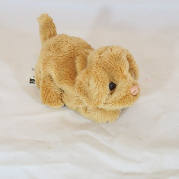Hasbro Mini 4.5" Snuggimals FurReal Friends Golden Puppy Dog Animal Pet Plush - Picture 1 of 8